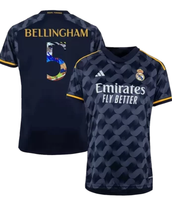 Real Madrid BELLINGHAM #5 Away Jersey 2023/24 - Sen2 Font