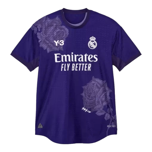 Real Madrid VINI JR. #7 Y-3 Fourth Away Jersey Authentic 2023/24