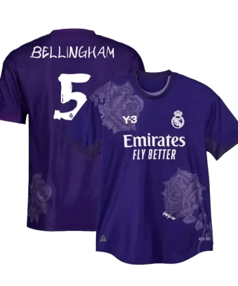Real Madrid BELLINGHAM #5 Fourth Away Jersey Authentic 2023/24