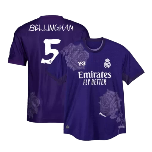 Real Madrid BELLINGHAM #5 Fourth Away Jersey Authentic 2023/24