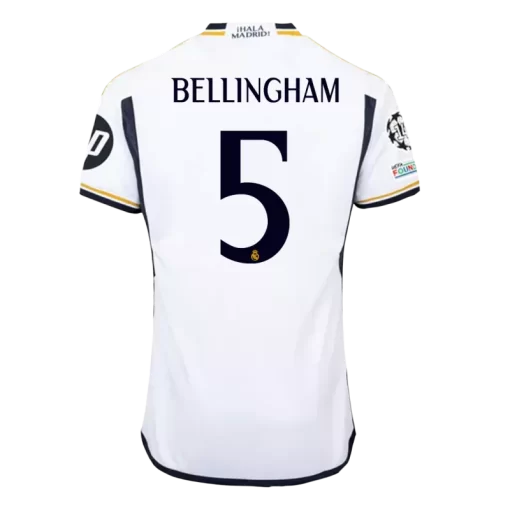 Real Madrid BELLINGHAM #5 Home Jersey 2023/24 - UCL FINAL