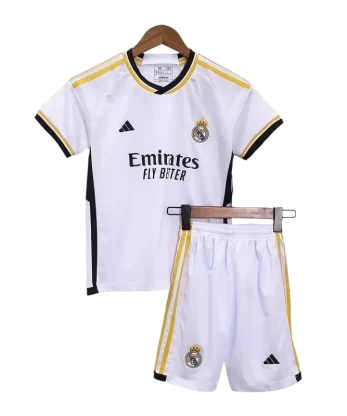 Real Madrid Home Jersey Kit 2023/24 Kids(Jersey+Shorts+Socks)