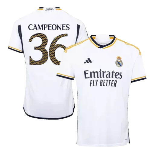 Real Madrid CAMPEONES #36 Home Jersey 2023/24