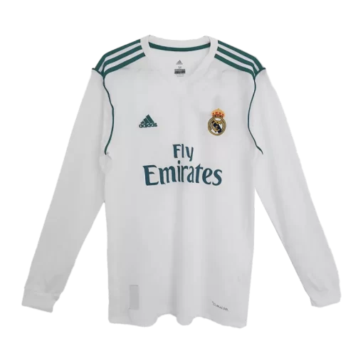 Real Madrid Home Jersey Retro 2017/18 - Long Sleeve