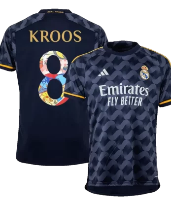 Real Madrid KROOS #8 Away Jersey 2023/24 - Sen2 Font