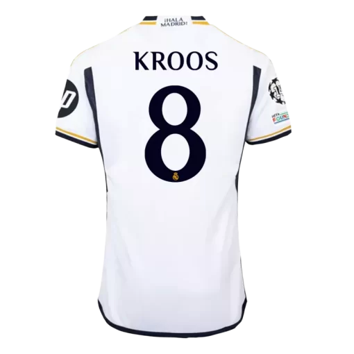 Real Madrid KROOS #8 Home Jersey 2023/24 - UCL FINAL