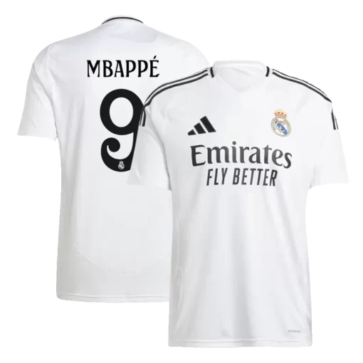 Real Madrid MBAPPÉ #9 Home Jersey 2024/25