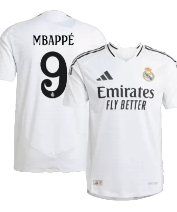 Real Madrid MBAPPÉ #9 Home Jersey Authentic 2024/25