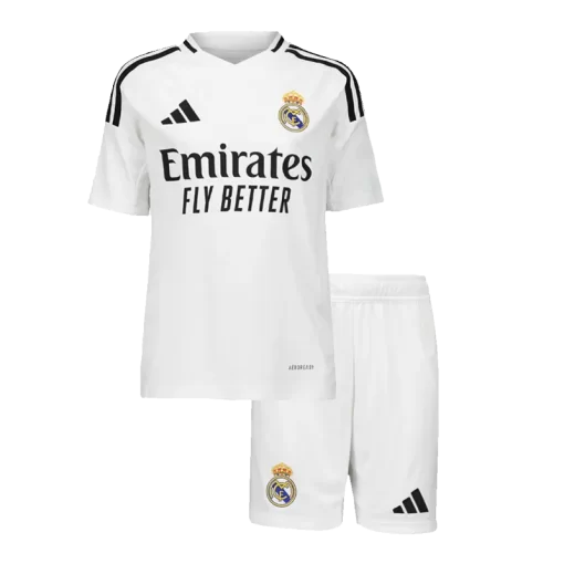 Real Madrid MBAPPÉ #9 Home Jersey Kit 2024/25 Kids(Jersey+Shorts)