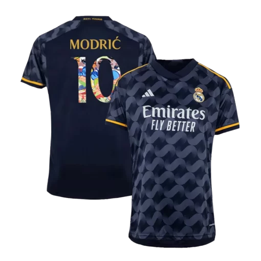 Real Madrid MODRIĆ #10 Away Jersey 2023/24 - Sen2 Font
