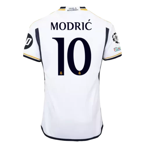 Real Madrid MODRIĆ #10 Home Jersey 2023/24 - UCL FINAL