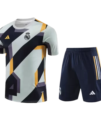Real Madrid Pre-Match Jersey Kit 2023/24 (Jersey+Shorts)