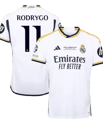 Real Madrid RODRYGO #11 Home Jersey 2023/24 - UCL FINAL