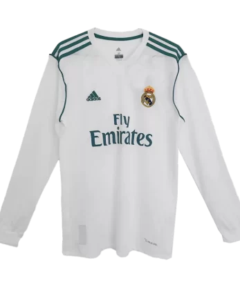 Real Madrid RONALDO #7 Home Jersey Retro 2017/18 - Long Sleeve