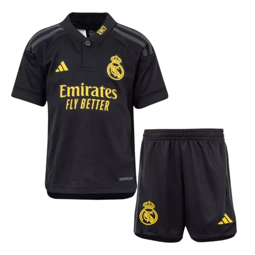Real Madrid Third Away Jersey Kit 2023/24 Kids(Jersey+Shorts+Socks)