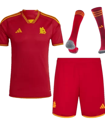 Roma Home Jersey Kit 2023/24 (Jersey+Shorts+Socks)