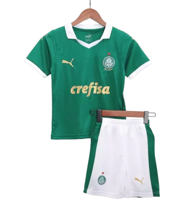 SE Palmeiras Home Jersey Kit 2024/25 Kids(Jersey+Shorts)