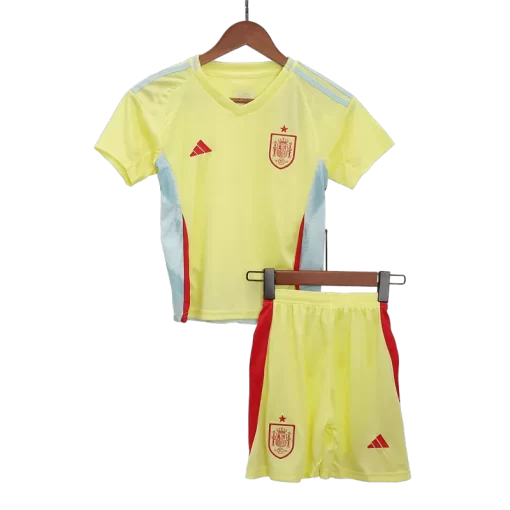 Spain Away Jersey Kit EURO 2024 Kids(Jersey+Shorts+Socks)