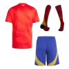 Spain Home Jersey Kit EURO 2024 (Jersey+Shorts+Socks)