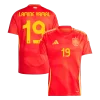 Spain LAMINE YAMAL #19 Home Jersey EURO 2024