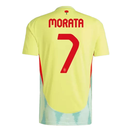 Spain MORATA #7 Away Jersey EURO 2024