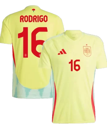 Spain RODRIGO #16 Away Jersey EURO 2024