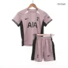Tottenham Hotspur Third Away Jersey Kit 2023/24 Kids(Jersey+Shorts)